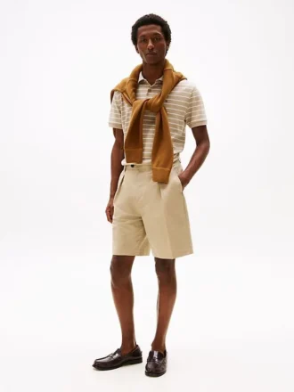 Regular Fit Stripe Cotton Polo