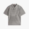 Regular Fit Stripe Cotton Polo Regular Fit Stripe Cotton Polo