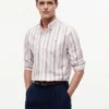 Regular Fit Stripe Stretch Oxford-skjorta Regular Fit Stripe Stretch Oxford-skjorta