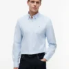 Regular Fit Stripe Stretch Oxford-skjorta Regular Fit Stripe Stretch Oxford-skjorta