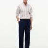 Regular Fit Stripe Stretch Oxford-skjorta Regular Fit Stripe Stretch Oxford-skjorta
