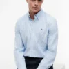 Regular Fit Stripe Stretch Oxford-skjorta Regular Fit Stripe Stretch Oxford-skjorta