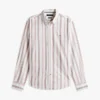 Regular Fit Stripe Stretch Oxford-skjorta Regular Fit Stripe Stretch Oxford-skjorta