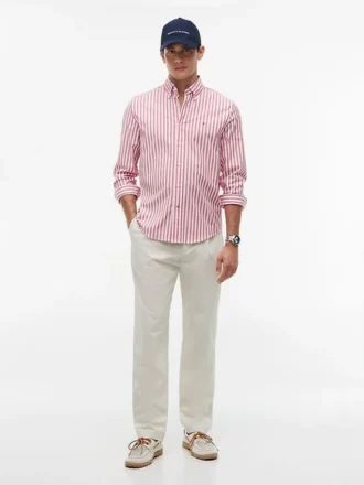 Regular Fit Striped All-Day Shirt