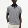 Regular Fit Striped Interlock Polo Regular Fit Striped Interlock Polo