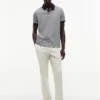 Regular Fit Striped Interlock Polo Regular Fit Striped Interlock Polo
