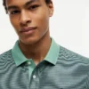 Regular Fit Striped Interlock Polo Regular Fit Striped Interlock Polo