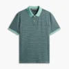Regular Fit Striped Interlock Polo Regular Fit Striped Interlock Polo