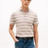 Regular Fit Striped Wicking Polo Regular Fit Striped Wicking Polo