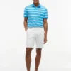 Regular Fit Striped Wicking Polo Regular Fit Striped Wicking Polo
