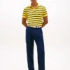 Regular Fit Striped Wicking Polo Regular Fit Striped Wicking Polo