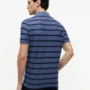 Regular Fit Striped Wicking Polo Regular Fit Striped Wicking Polo