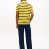 Regular Fit Striped Wicking Polo Regular Fit Striped Wicking Polo