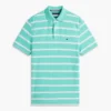 Regular Fit Striped Wicking Polo Regular Fit Striped Wicking Polo