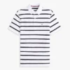 Regular Fit Striped Wicking Polo Regular Fit Striped Wicking Polo