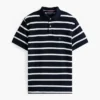 Regular Fit Striped Wicking Polo Regular Fit Striped Wicking Polo