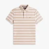 Regular Fit Striped Wicking Polo Regular Fit Striped Wicking Polo