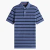 Regular Fit Striped Wicking Polo Regular Fit Striped Wicking Polo
