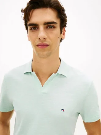 Regular Fit Textured Oxford Slub Polo