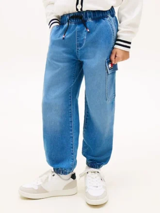Relaxade stretchjeans för barn