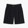 Relaxed Fit 10″ plisserade shorts med bälte Relaxed Fit 10″ plisserade shorts med bälte