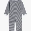 Ribbad overall med fot för baby Ribbad overall med fot för baby