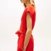 Ärmlös linne-wrap-top Ärmlös linne-wrap-top
