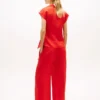 Ärmlös linne-wrap-top Ärmlös linne-wrap-top