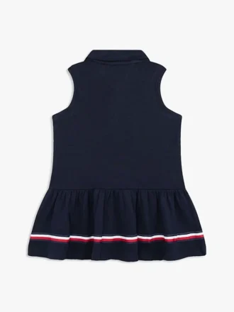 Ärmlös stretchpoloklänning för Baby