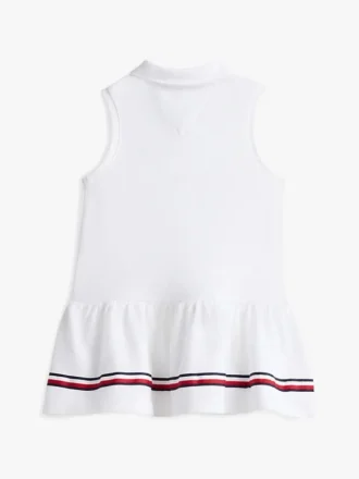 Ärmlös stretchpoloklänning för Baby