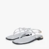 Sandaler i metallicläder Sandaler i metallicläder