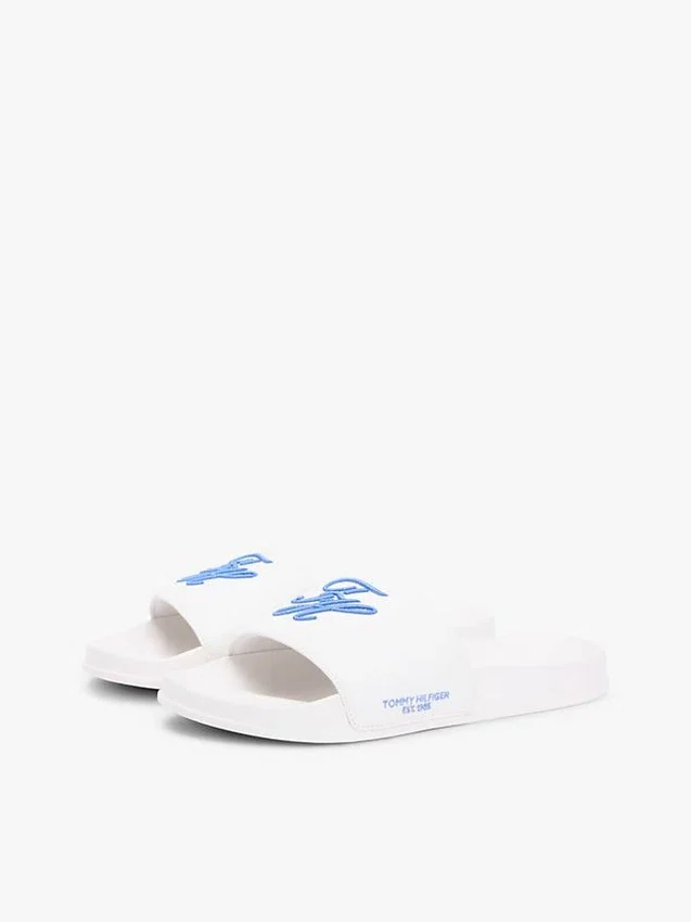 Script Monogram Canvas Pool Slide Script Monogram Canvas Pool Slide