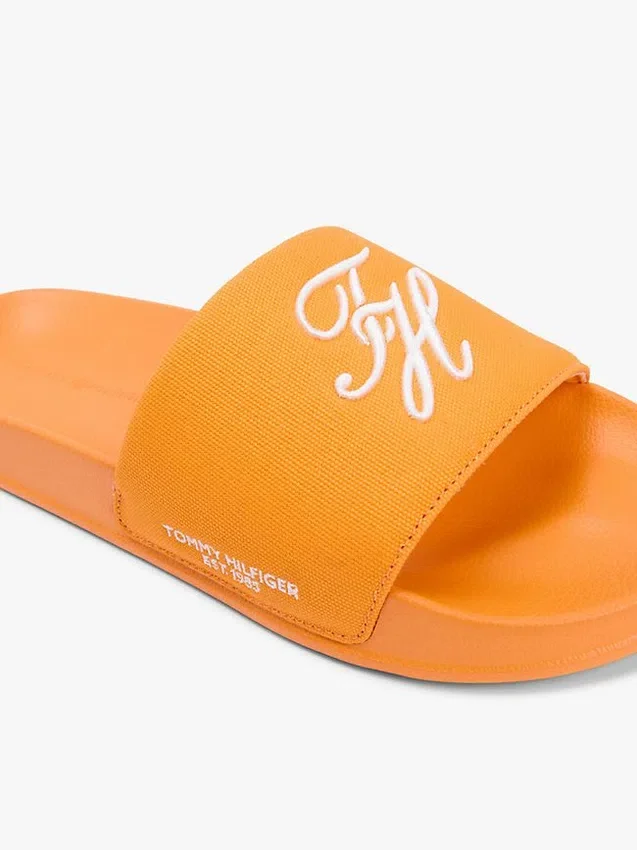 Script Monogram Canvas Pool Slide Script Monogram Canvas Pool Slide