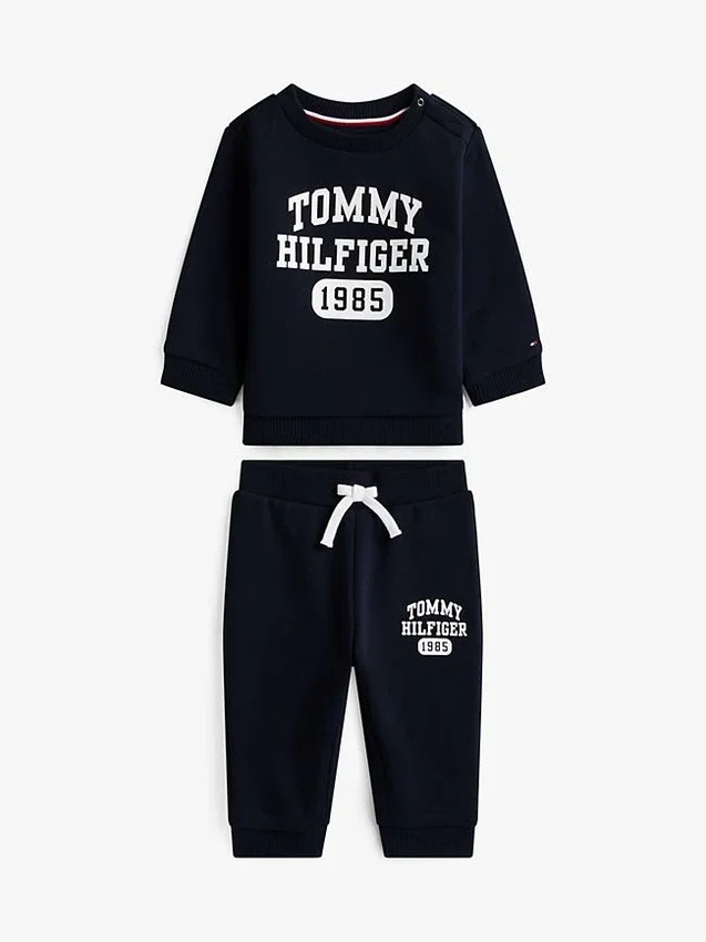 Set med logotröja och byxor för spädbarn Set med logotröja och byxor för spädbarn