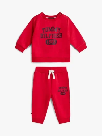 Set med logotröja och byxor för spädbarn