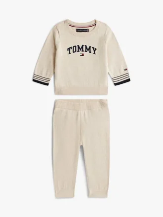 Set med logotröja och joggingbyxor för Baby