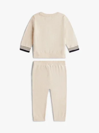 Set med logotröja och joggingbyxor för Baby