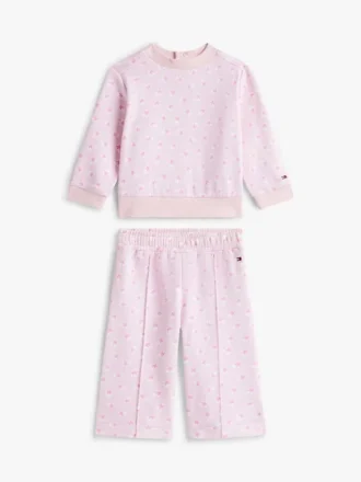 Set med stjärntröja och byxor med vida ben för baby