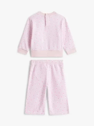 Set med stjärntröja och byxor med vida ben för baby