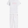 Set med T-shirt och leggings i pointelle för baby Set med T-shirt och leggings i pointelle för baby