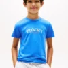 Set med T-shirt och shorts med logotyp för barn