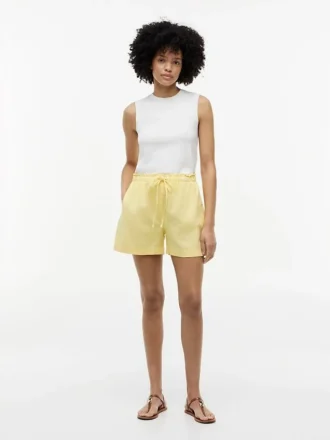 Shorts i linne-bomullsblandning Shorts i linne-bomullsblandning
