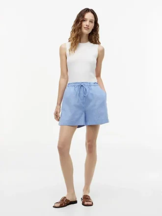 Shorts i linne-bomullsblandning Shorts i linne-bomullsblandning