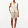 Shorts i linne-bomullsblandning Shorts i linne-bomullsblandning