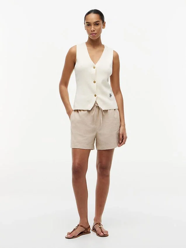 Shorts i linne-bomullsblandning Shorts i linne-bomullsblandning