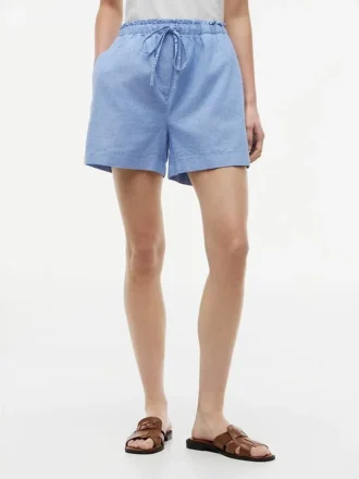Shorts i linne-bomullsblandning Shorts i linne-bomullsblandning