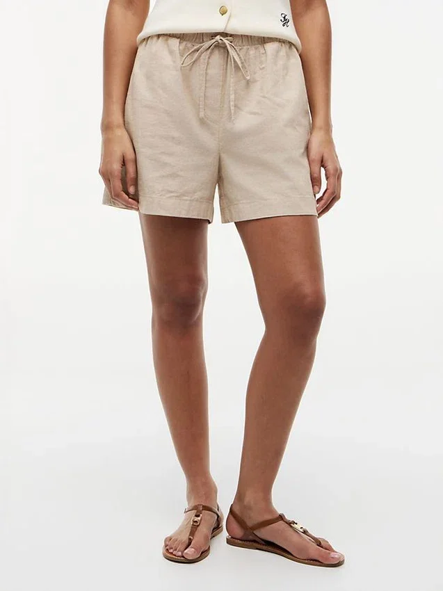 Shorts i linne-bomullsblandning Shorts i linne-bomullsblandning
