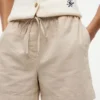 Shorts i linne-bomullsblandning Shorts i linne-bomullsblandning