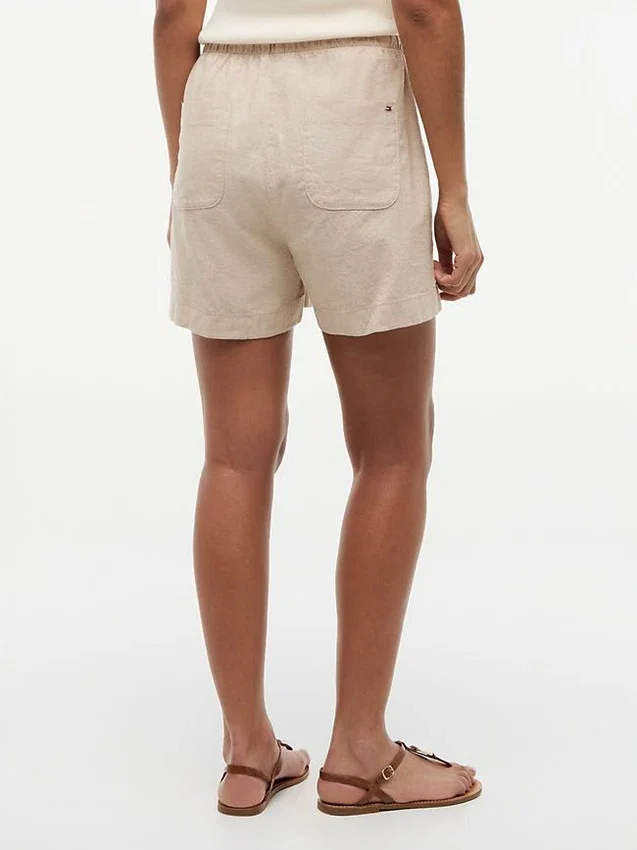 Shorts i linne-bomullsblandning Shorts i linne-bomullsblandning