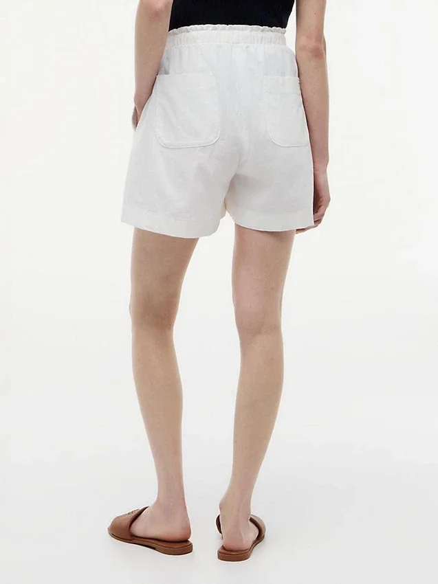 Shorts i linne-bomullsblandning Shorts i linne-bomullsblandning